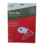 MLE Plastic Sock Aid Suitable for Socks or Stockings Strong Flexible Gutter