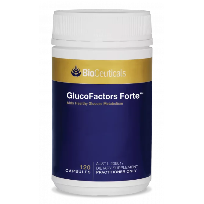 Bioceuticals Glucofactors Forte 120 Capsules