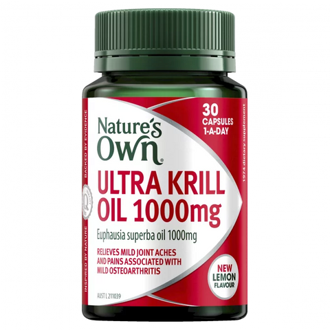 Nature's Own Ultra Krill Oil 1,000mg 30 Capsules