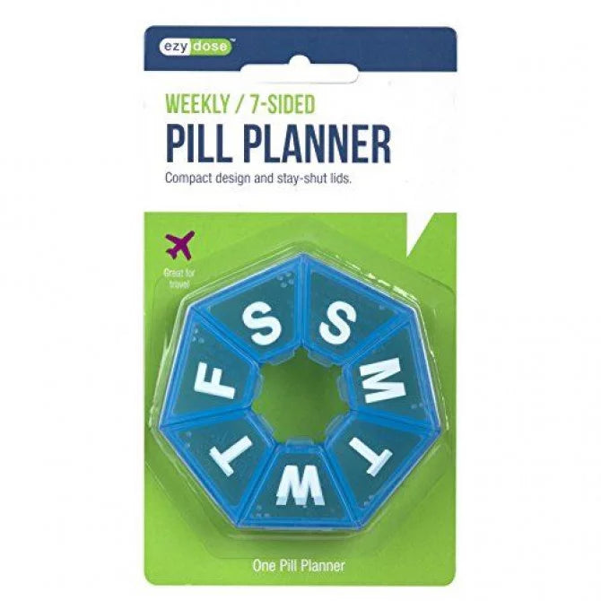 EzyDose 7Day 7Sided PillPlanner Med