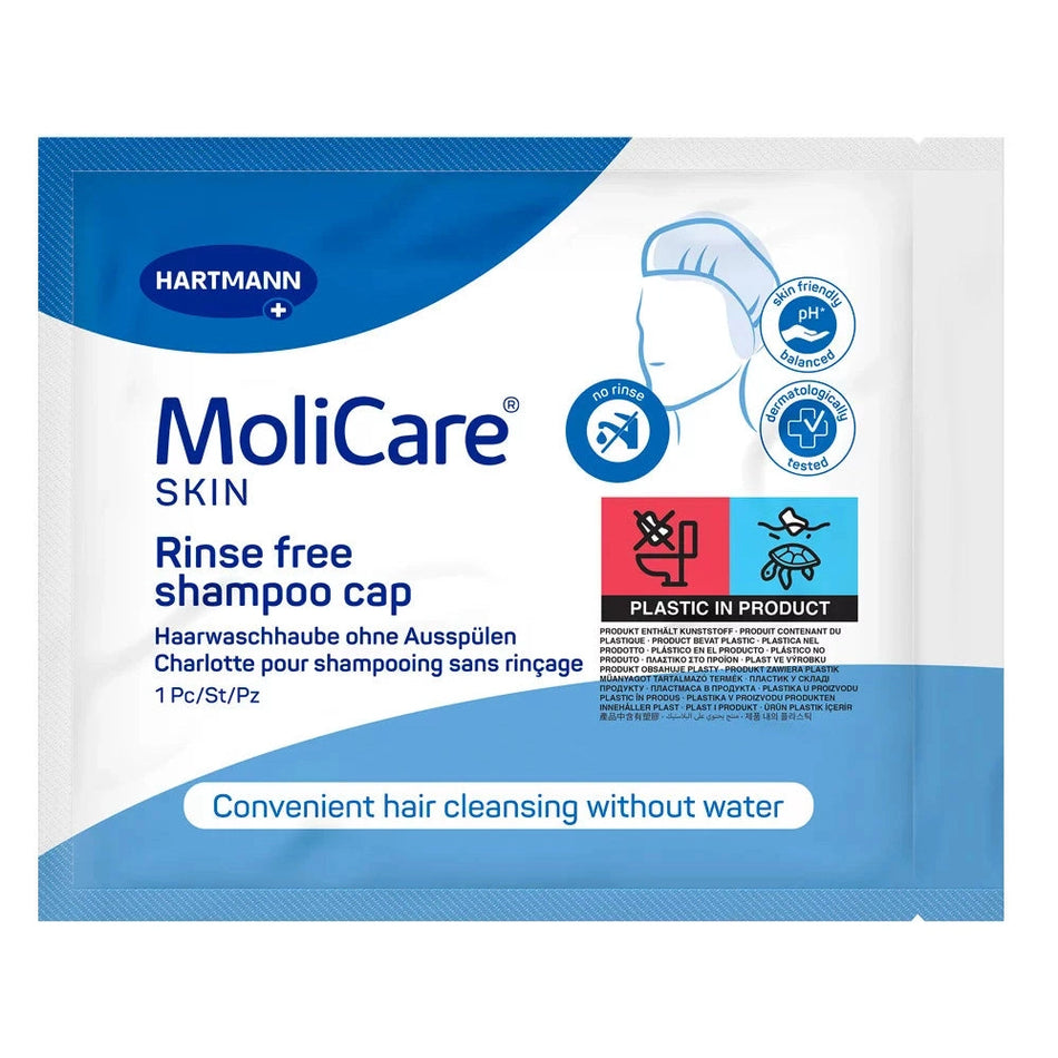 MoliCare Skin Rinse Free Shampoo Cap