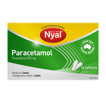 Nyal Paracetamol 16 Capsules