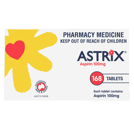 Astrix Aspirin 100mg 168 Tablets