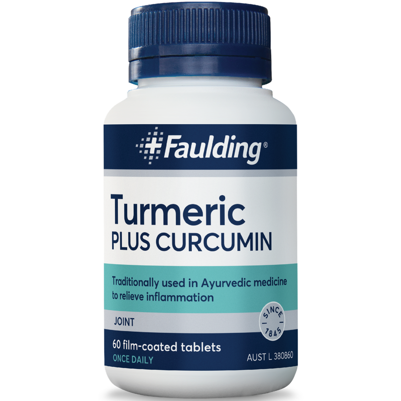 Faulding Tumeric Plus Curcumin 60 Tablets