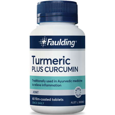 Faulding Tumeric Plus Curcumin 60 Tablets