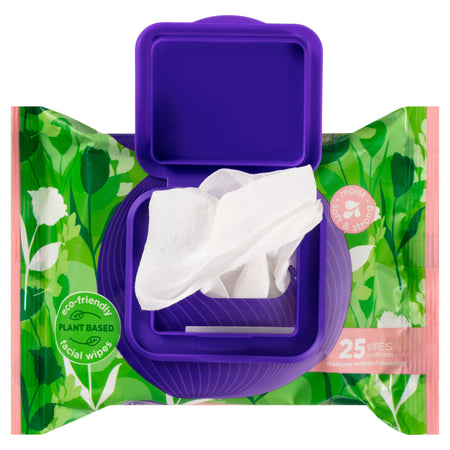 Swisspers Eco Sensitive Biodegradable Facial Wipes Twin 2x25 pack