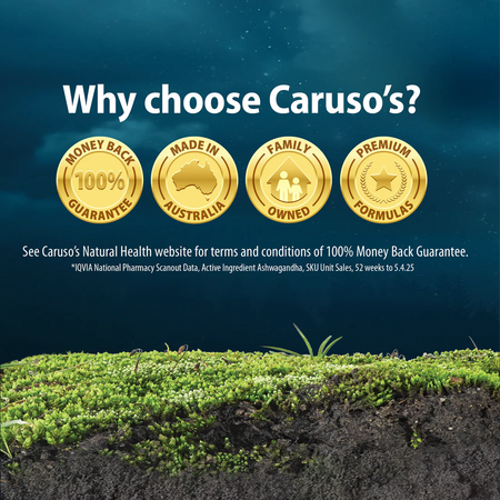 Caruso's Super Magnesium + Ashwagandha 42 Tablets