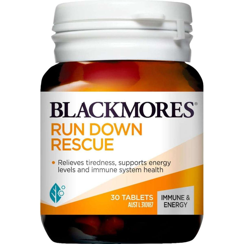 Blackmores Run Down Rescue 30 Tablets