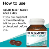 Blackmores Vitamin a 5000iu 150 Capsules