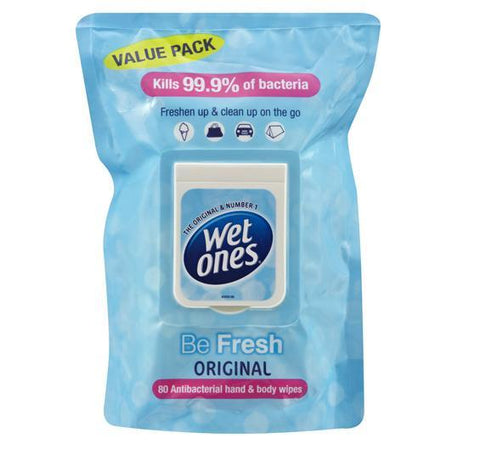 Wet Ones Be Fresh Original Value 80 pack