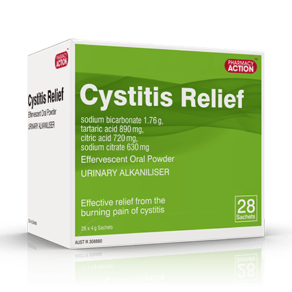 Pharmacy Action Cystitis Relief Powder 28 Sachets