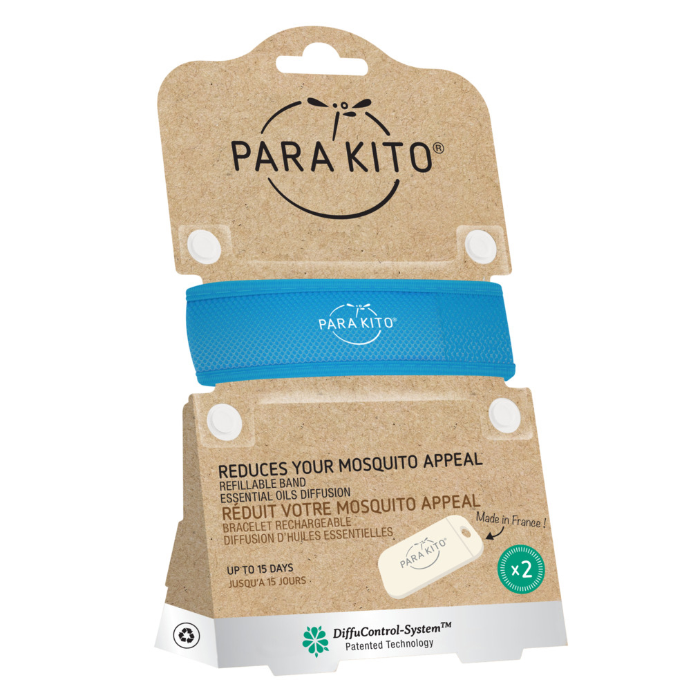 Para'kito Mosquito Repellent Adult Wristband Blue 1 Each