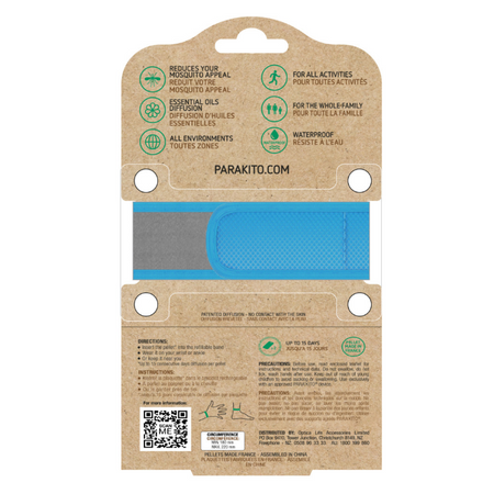 Para'kito Mosquito Repellent Adult Wristband Blue 1 Each