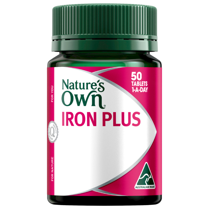 Natures Own Iron Plus 50tab