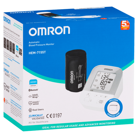 Omron Hem7155T Plus Dual User Blood Pressure Monitor
