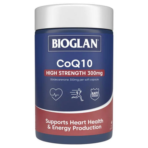 Bioglan CoQ10 High Strength 300mg 60 Capsules