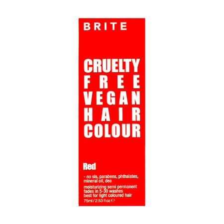 Brite Organix Semi Permanent Hair Colour Red 75ml