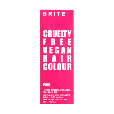 Brite Organix Semi Permanent Hair Colour Pink 75ml