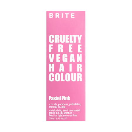 Brite Semi Permanent Hair Colour Colour Pastel Pink 75ml