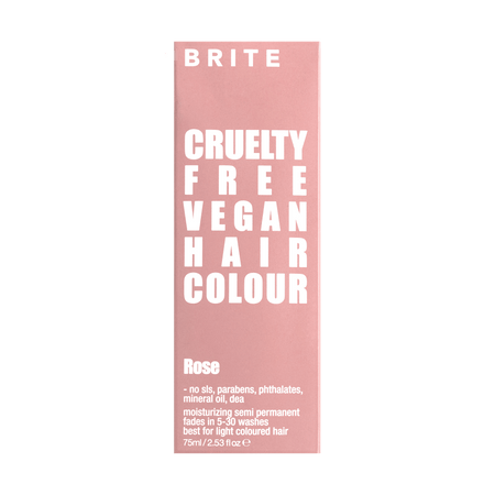 Brite Organix Semi Permanent Hair Colour Rose 75ml