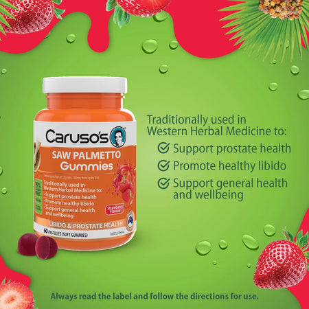 Caruso's SAW PALMETTO Gummies 60 Pastilles