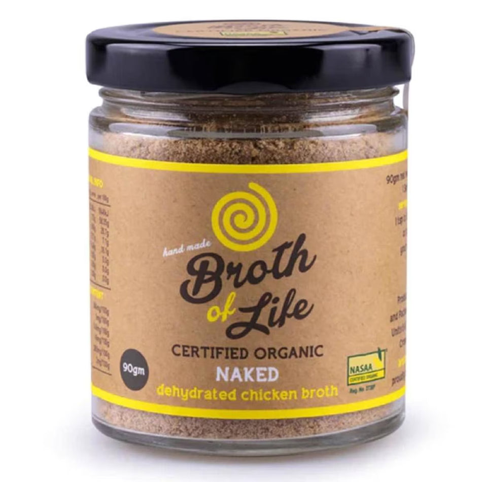 Broth of Life Organic Dehydrated Chicken Broth Naked 90GM