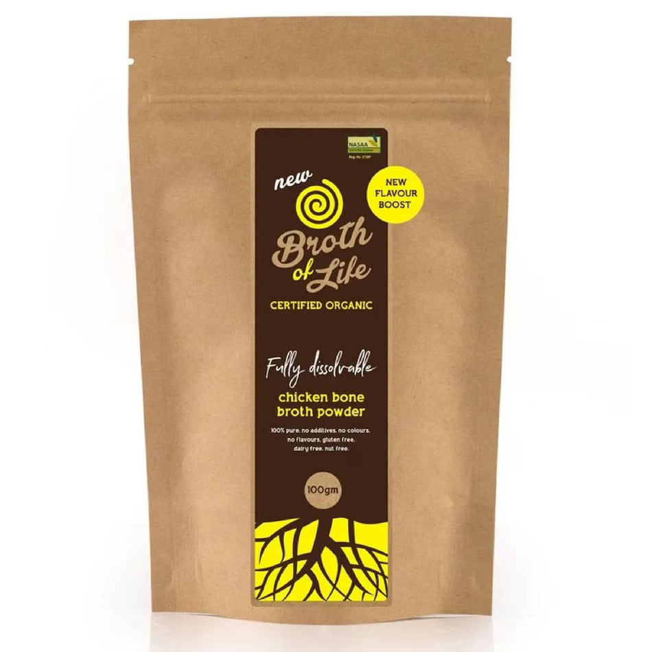 Broth of Life Organic Freeze Dried Chicken Bone Broth Powder 100GM