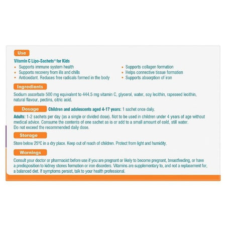 Lipo-Sachets Vitamin C Lipo-Sachets for Kids Blackcurrant 5g x 30 Sachets