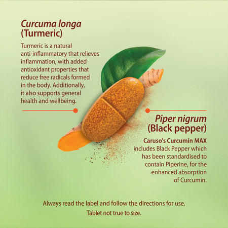 Caruso's Curcumin Max 50 Tabs