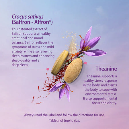 Caruso's Saffron + L-Theanine 30 Tabs
