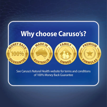 Caruso's Magnesium Glycinate + D + Zinc + Selenium 60 Tablets