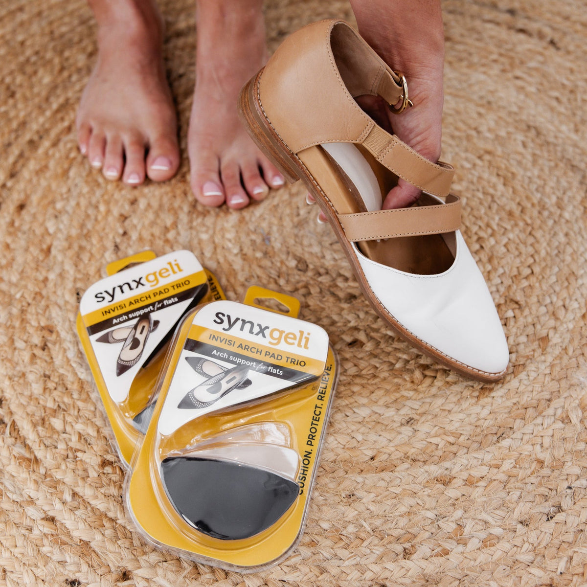 Synxgeli Gel Invisi Arch Pad Trio