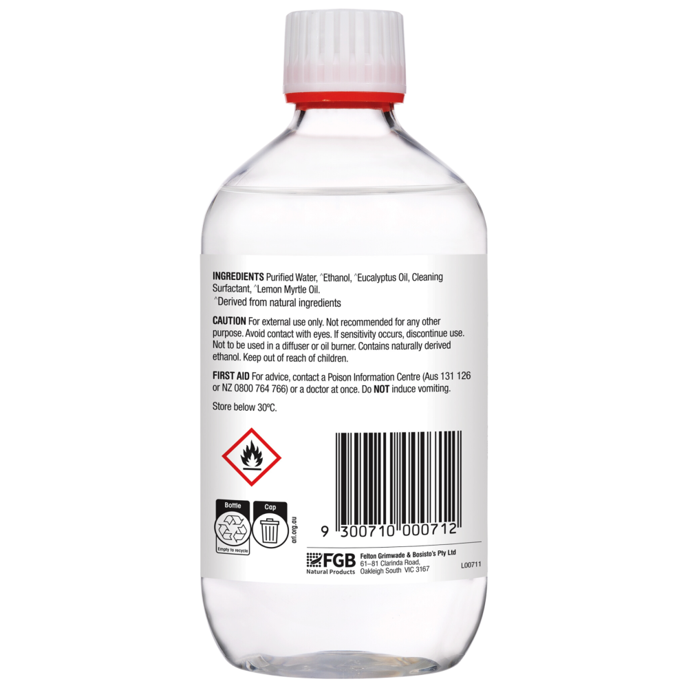 Bosisto’s Antibacterial Solution 500mL