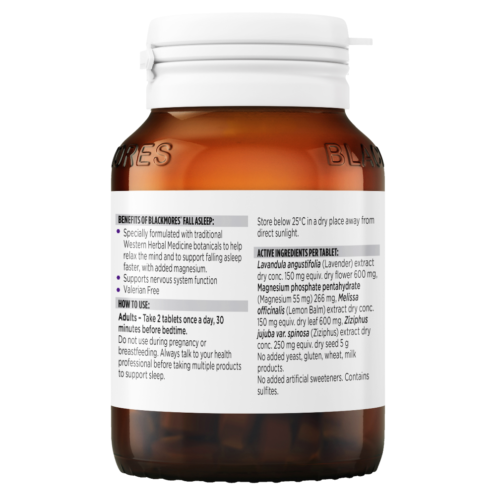 Blackmores Fall Asleep 60 Tablets