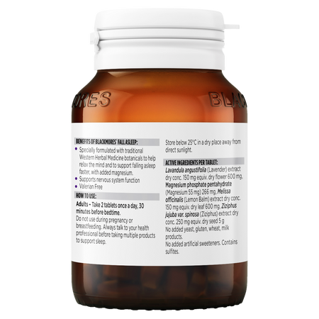 Blackmores Fall Asleep 60 Tablets