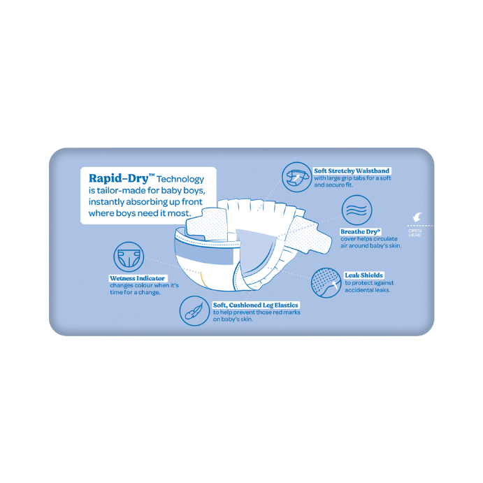 Huggies Ultra Dry for Boys Size 3 6-11kg 22 Pack