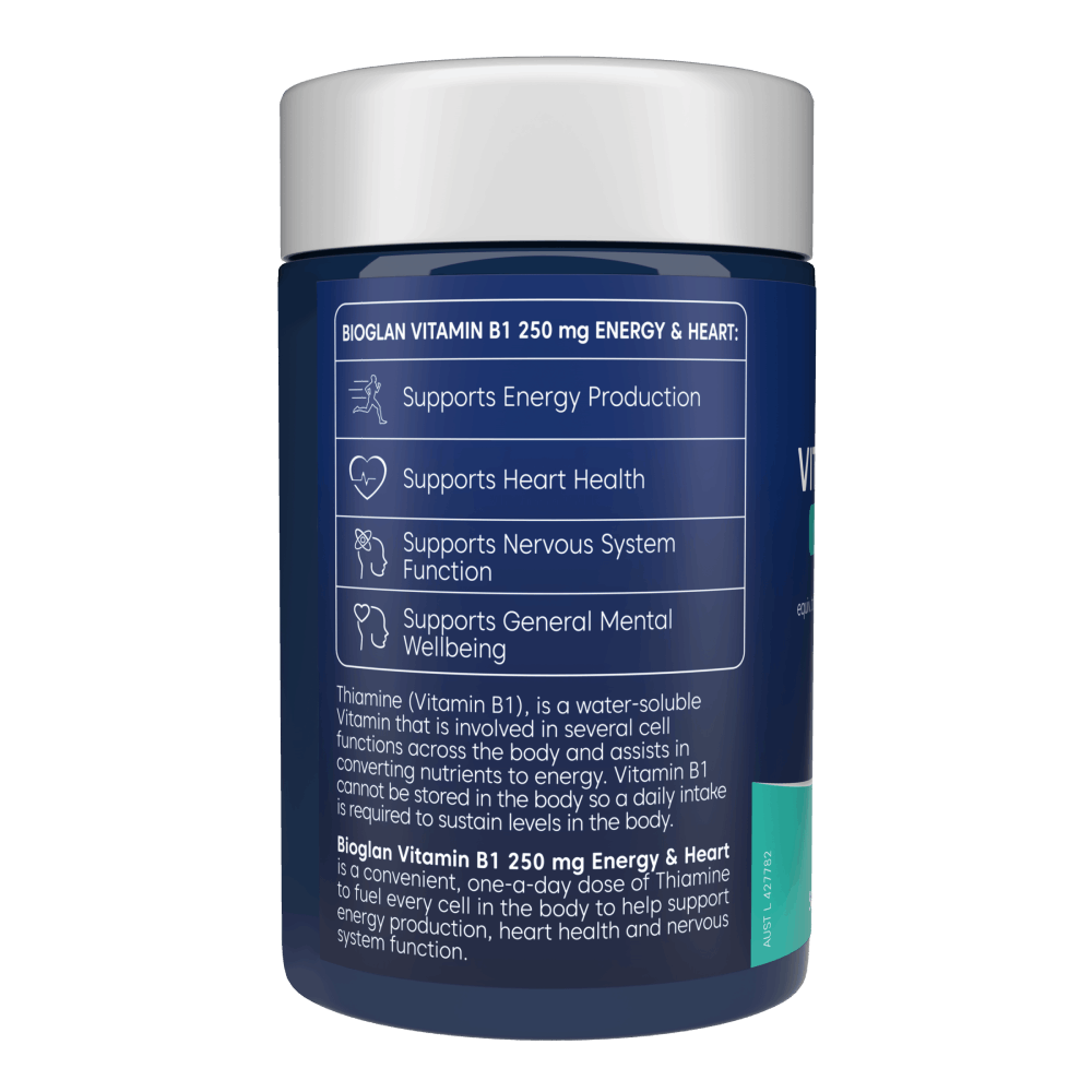 Bioglan Vitamin B1 250mg 75 Tablets