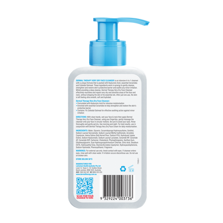 Dermal Therapy Very Dry Face Cleanser 175mL
