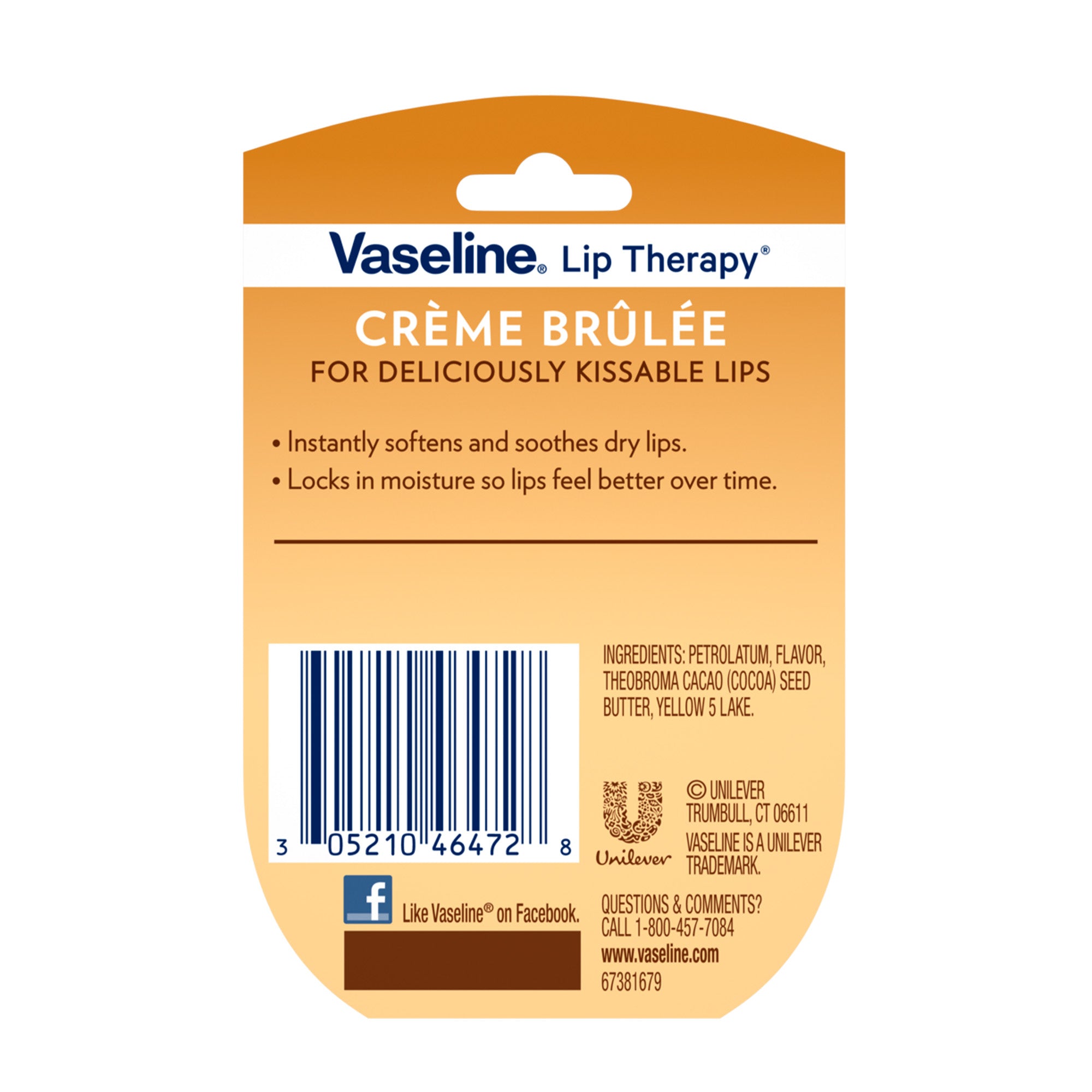 Vaseline Lip Balm Cutie Creme Brulee 7g