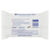 Milton Antibacterial Surface Wipes 30 Pack