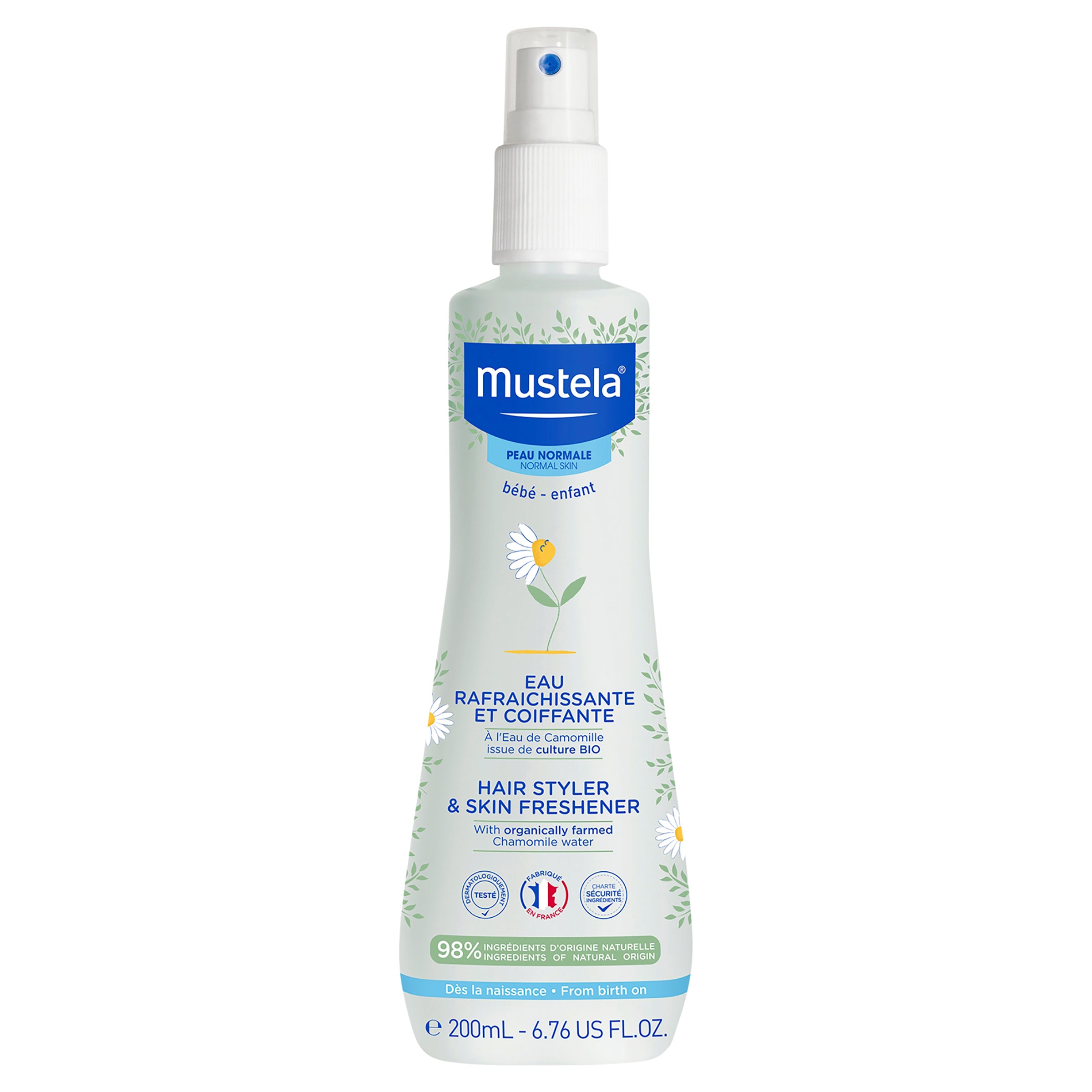 Mustela Skin Freshener Spray & Hair Styler For Normal Skin 200ml