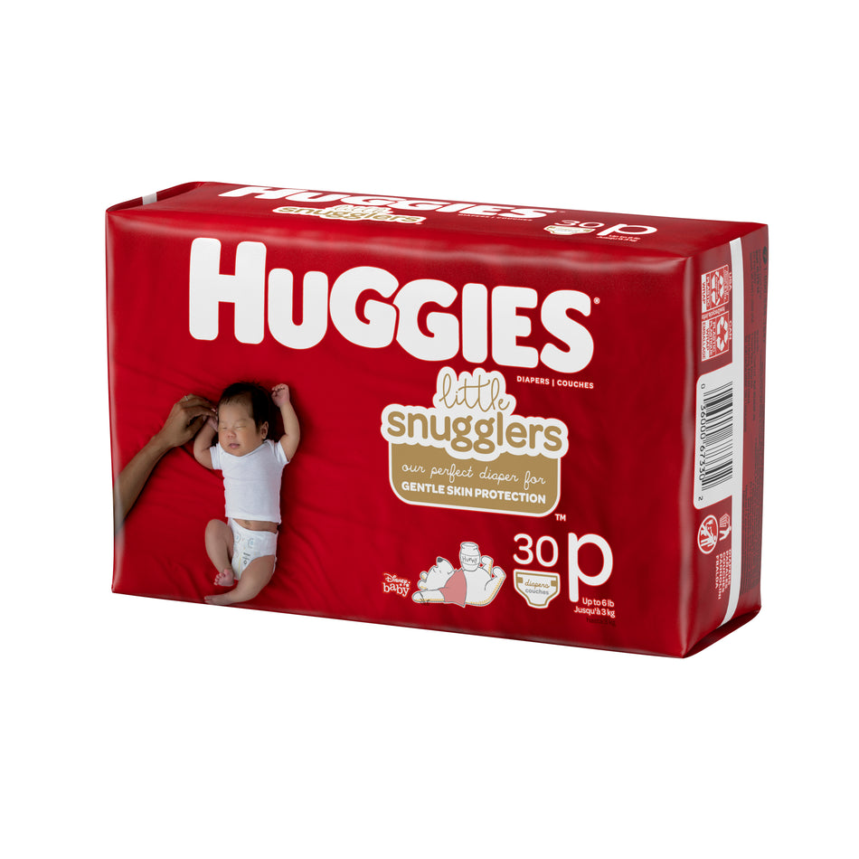 Huggies Little Snugglers Preemie Nappies 30 Pack