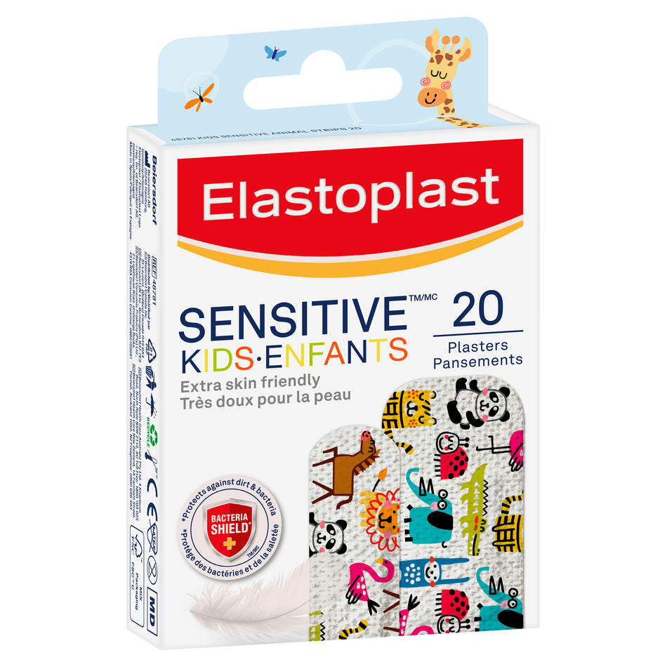 Elastoplast Sensitive Kids Animals 20PK