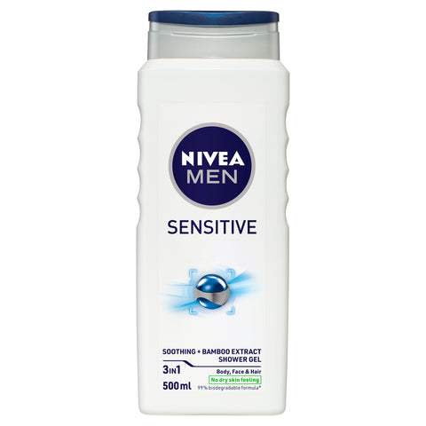 Nivea For Men Sensitive Shower Gel 500ml