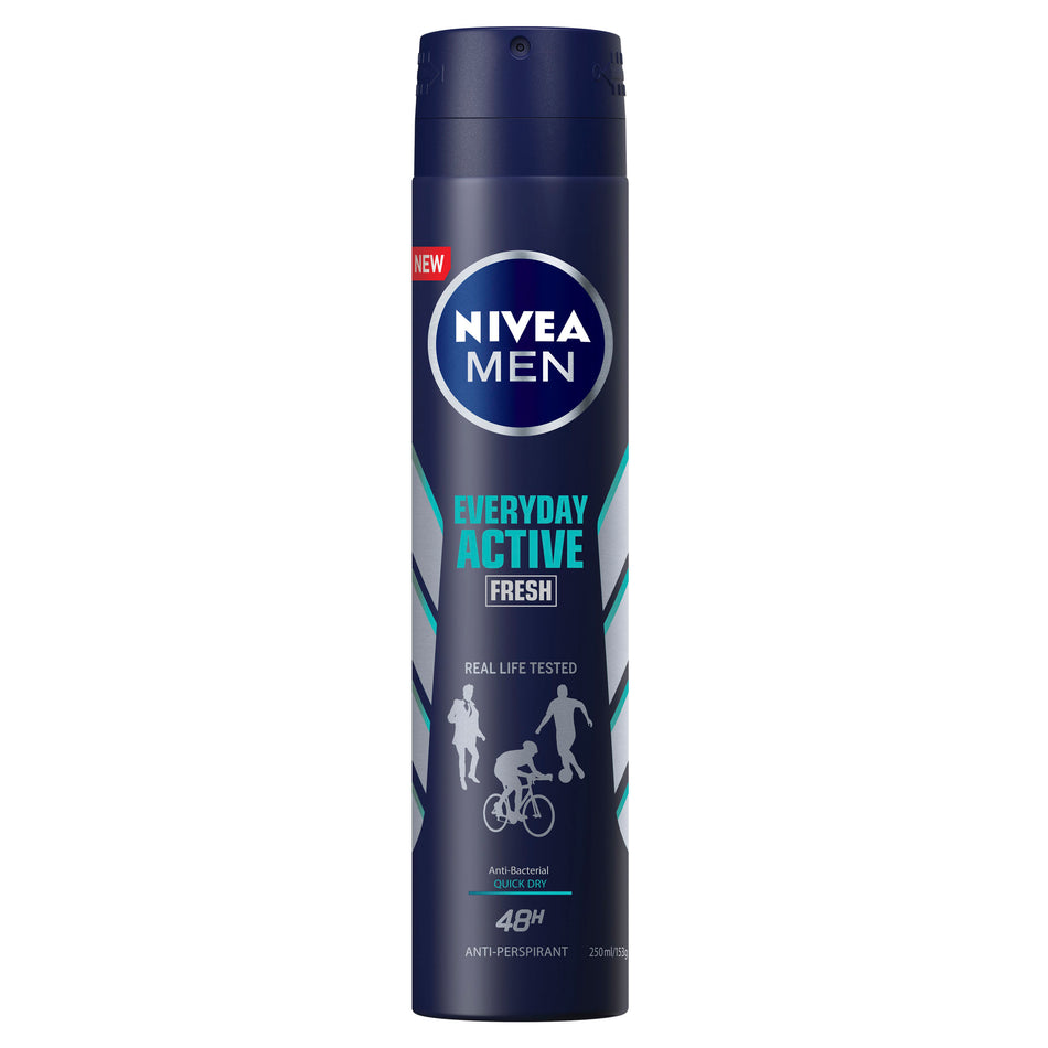 NIVEA Everyday Active Aerosol Fresh Deodorant 250ml