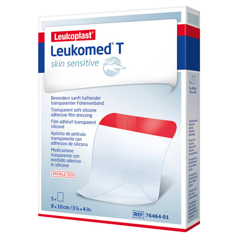 Leukoplast Leukomed T Skin Sensitive 5cm x 7.2cm 5 Pack