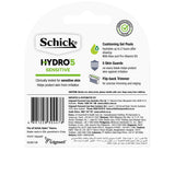 Schick Hydro 5 Sense Sensitive Mens Refill Razor Blades 4pk