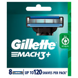 Gillette Mach 3+ Cartridges 8 Pack