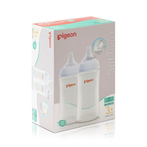 Pigeon  SOFTOUCH 3+ PP BOTTLE TWIN 240ML