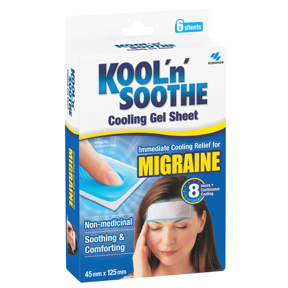 Kool n Soothe Migraine Relief 6 sheets